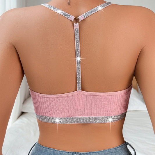 Selene Ribbon Halter Vest